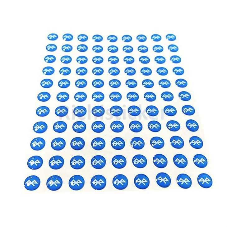 Clear Gel Epoxy Resin Dome Stickers